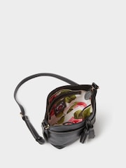 Osprey London Black The Classic Savanna Leather Crossbody Bag - Image 4 of 5