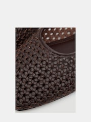 Hush Lumen Leather Weave Ballet Flats - תמונה 6 מתוך 6