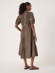 Hush Animal Lark Barrel Sleeve Denim Dress - Image 3 of 5