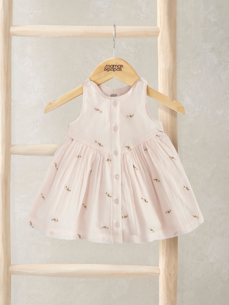 Mamas & Papas Daisy Embroidered Dress - Bild 2 von 4