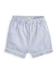 Mamas & Papas Blue Stripe Short Pyjamas - Image 3 of 3