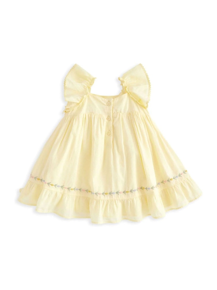 Mamas & Papas Floral Embroidered Frill Rompers Suits - Imagen 3 de 3