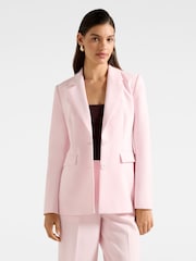 Forever New Pink Haisley Nipped Waist Blazer - Image 1 of 5
