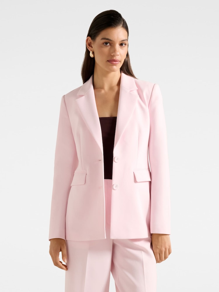 Forever New Pink Haisley Nipped Waist Blazer - Image 1 of 5 Forever New Pink Haisley Nipped Waist Blazer - Image 1 of 5