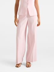 Forever New Pink Lee Wide Leg Trousers - Image 1 of 5