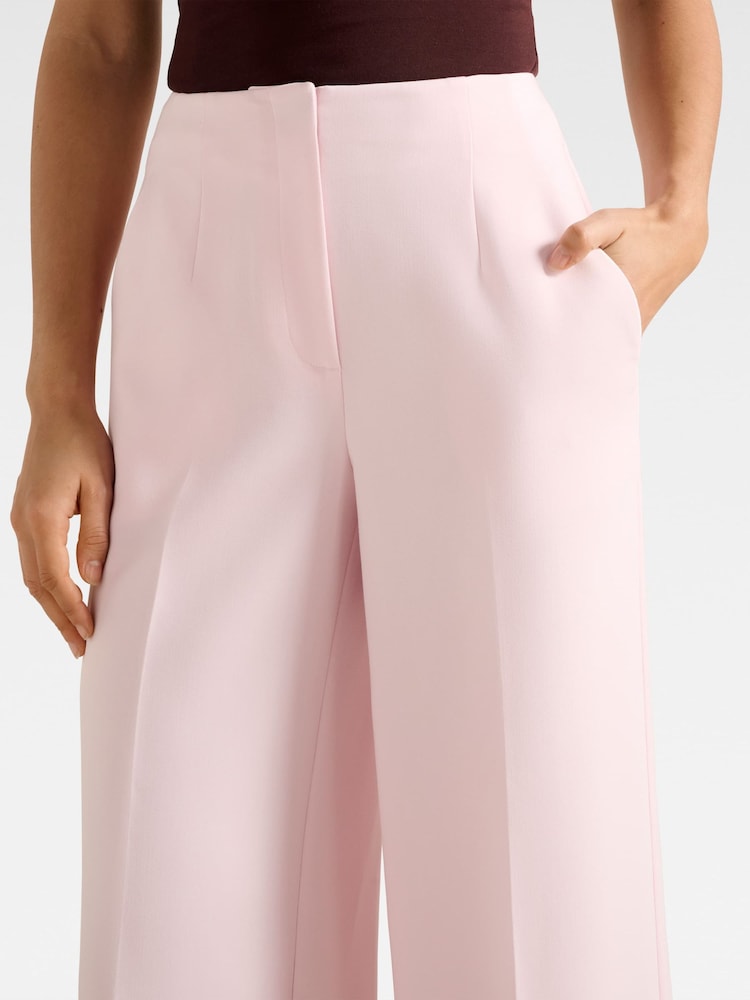 Forever New Pink Lee Wide Leg Trousers - Image 5 of 5