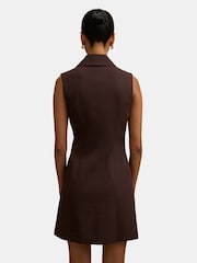 Forever New Brown Winslet Petite Wrap Blazer Mini Dress - Image 2 of 5