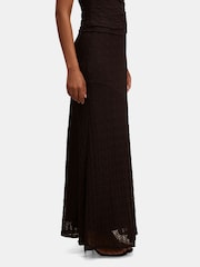 Forever New Brown Tahlia Lace Maxi Skirt - Image 3 of 5