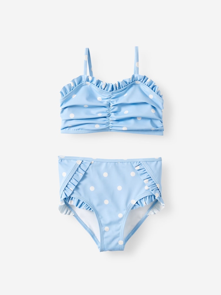 Cotton On Blue Claire Frill Bikini - Image 1 of 3