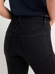 Good American Black Soft Tech Good Legs Straight Jeans - Image 4 of 6
