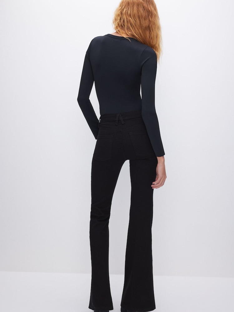 Good American Never Fades Legs Flare Jeans - Εικόνα 2 από 5
