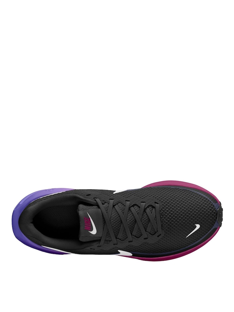 Nike Black Purple Revolution 8 Road Running Trainers - Image 2 of 3 Nike Black Purple Revolution 8 Road Running Trainers - Image 2 of 3