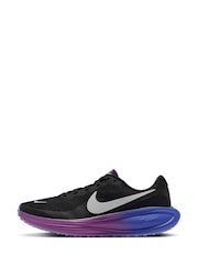 أسود وبنفسجي - حذاء رياضي للركض على الطريق Revolution 8 من Nike - Image 4 of 11
