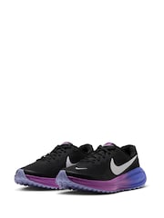 أسود وبنفسجي - حذاء رياضي للركض على الطريق Revolution 8 من Nike - Image 5 of 11