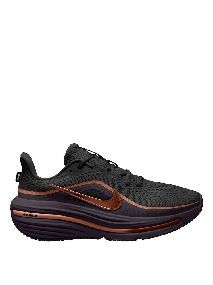 Nike Black Metallic Winflo 12 Road Running Trainers - Image 1 of 3