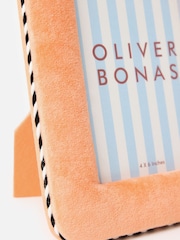 Oliver Bonas Orange Dulce Velvet Photo Frame 6x4 - Image 4 of 4