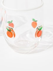 Oliver Bonas Set of 2 Orange Glass Tumblers - Image 4 of 5