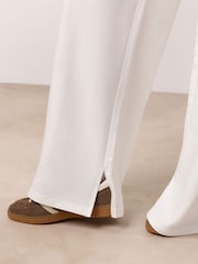 Weiß - Gym King Victory Loopback-Jogginghosen mit geradem Bein - Bild 4 von 4