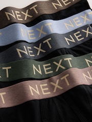 Black Pastel Marl Waistbands - 5 Pakke - Boksershorts med A-front i rik bomull - Bilde 10 av 10