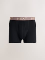 Black Pastel Marl Waistbands - 5 Pakke - Boksershorts med A-front i rik bomull - Bilde 3 av 10