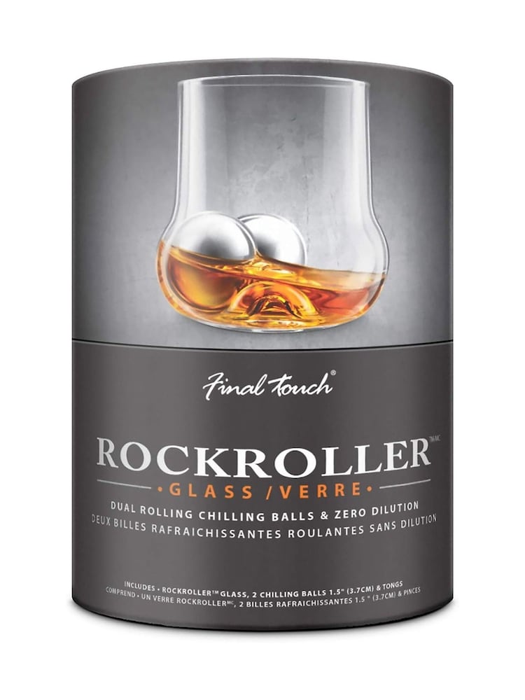 Jeray 3 Piece Clear Final Touch Rock Roller Glasses Set - Image 3 of 3