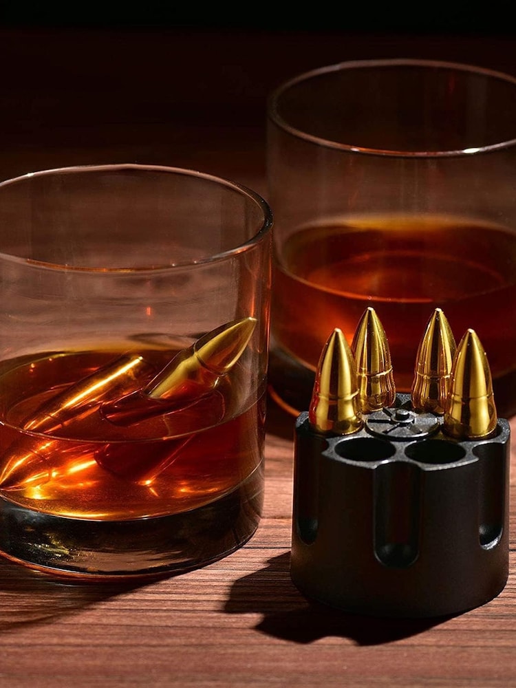 Jeray 6 Pack Gold Bar Originale Bullet Ice Cubes - Image 1 of 4