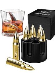 Jeray 6 Pack Gold Bar Originale Bullet Ice Cubes - Image 2 of 4