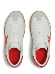 FitFlop White The Dash T-Toe Leather Sneakers - Image 5 of 6