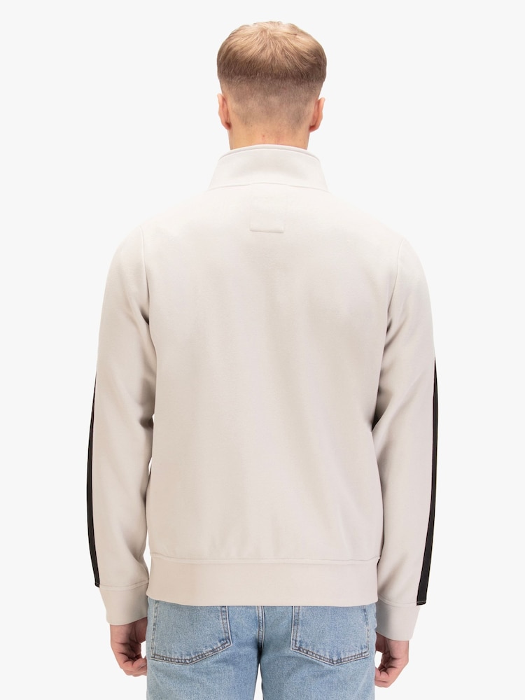 Luke 1977 Grey 1000 Zip Through Sweatshirt - Image 2 of 7