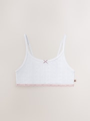 Baker by Ted Baker Multi Pointelle Crop Tops 3 Pack - Image 4 of 4