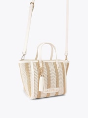 Carvela Cream Minori Mini Tote Bag - Image 2 of 4