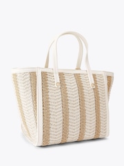 Carvela Cream Minori Mini Tote Bag - Image 3 of 4