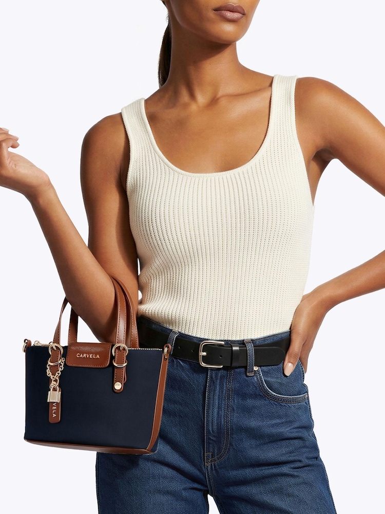 Carvela Blue Marcela Crossbody Bag - Image 2 of 5 Carvela Blue Marcela Crossbody Bag - Image 2 of 5