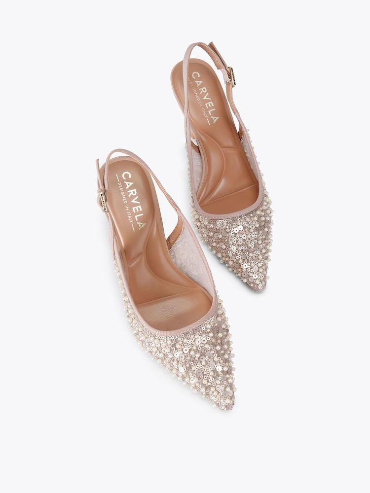 Pink Pearl - Carvela Corletta スリング パンプス - 画像 2 / 4