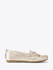 Carvela Gold Barca Loafers - Image 1 of 4