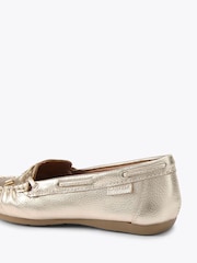 Carvela Gold Barca Loafers - Image 3 of 4