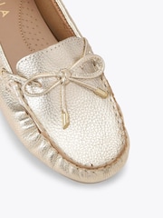 Carvela Gold Barca Loafers - Image 4 of 4