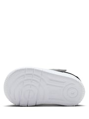 Nike White/Black Infant Air Force 1 Easy On Trainers - Image 4 of 5