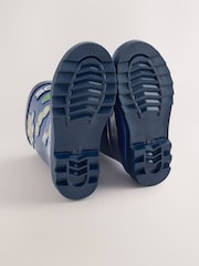 Blue Metallic Sonic Rubber Wellies - Image 3 of 6