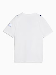 Puma White/Blue Mcfc Third Replica Jr Jersey - Image 2 of 2