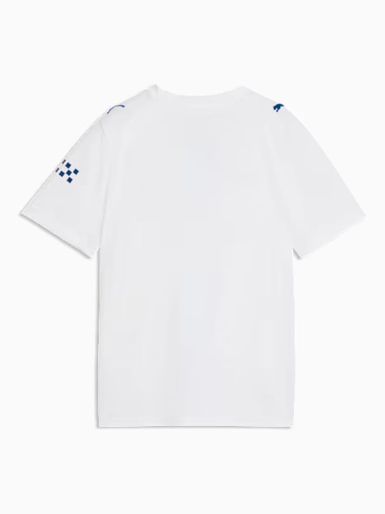 Puma White/Blue Mcfc Third Replica Jr Jersey - Image 2 of 2