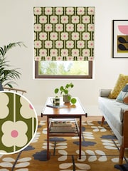 Orla Kiely Seagrass Abacus Flower Made to Measure Blinds - Image 1 of 5