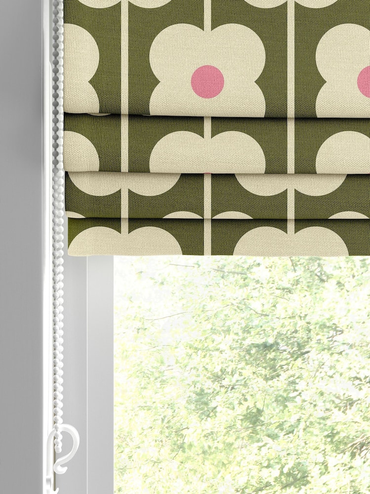 Orla Kiely Seagrass Abacus Flower Made to Measure Blinds - Image 2 of 5