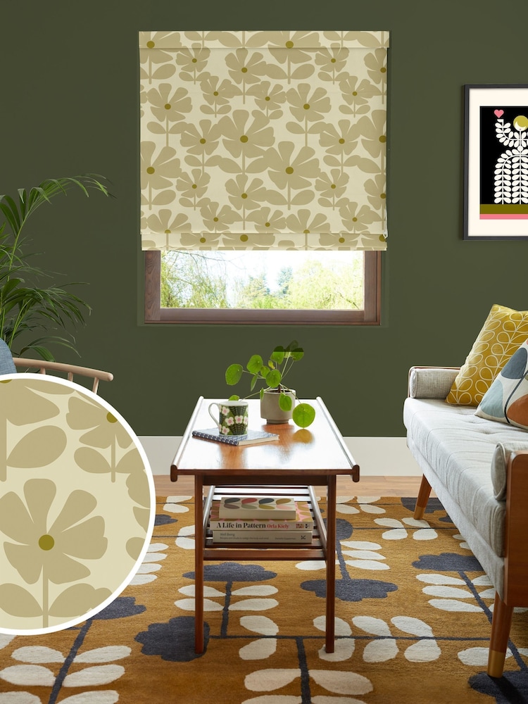 Orla Kiely Vintage Lace Wildflower Made to Measure Blinds - Image 1 of 5 Orla Kiely Vintage Lace Wildflower Made to Measure Blinds - Image 1 of 5