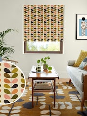 Orla Kiely Auburn and Orange Multi Stem Made to Measure Blinds - Image 1 of 6