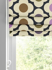 Orla Kiely Multi Mauve Spot Flower Made to Measure Blinds - Image 2 of 5