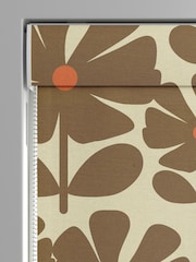 Orla Kiely Coffee Wildflower Made to Measure Blinds - Image 4 of 6