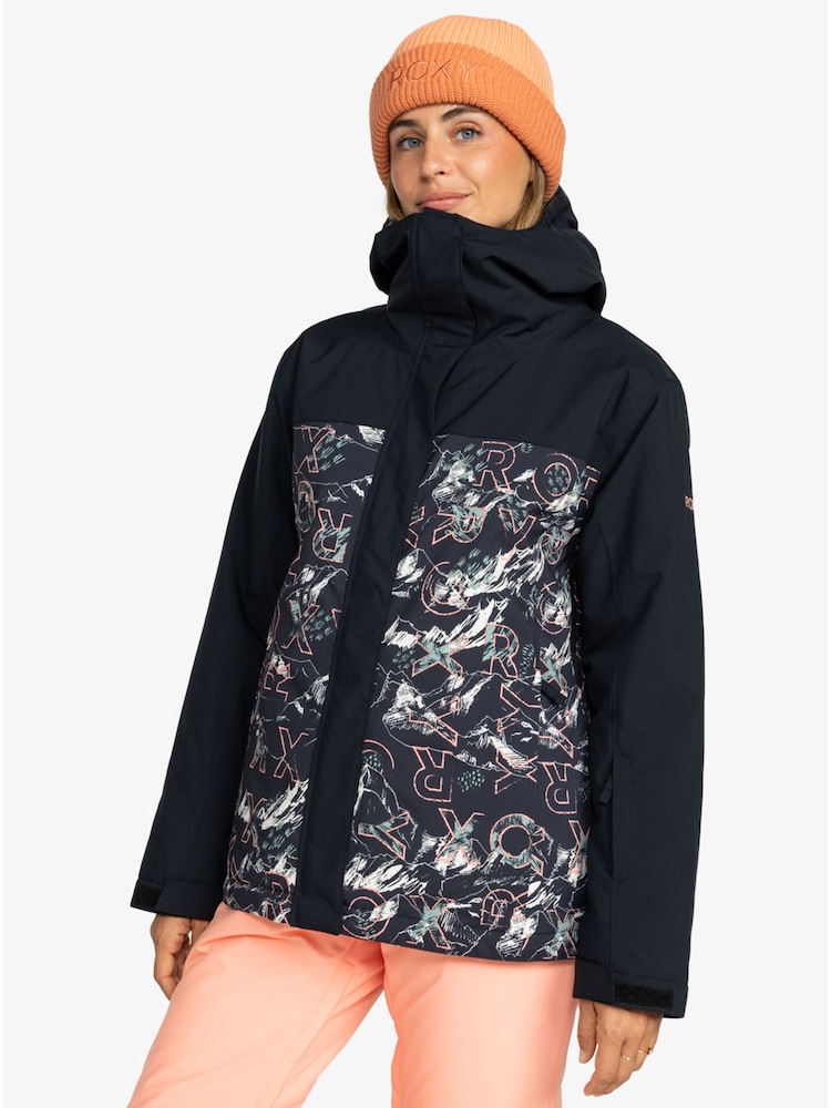 Roxy Black Waterproof Thermal Galaxy Print Ski Jacket - Image 1 of 9