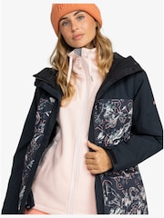 Roxy Black Waterproof Thermal Galaxy Print Ski Jacket - Image 3 of 9