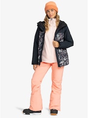 Roxy Black Waterproof Thermal Galaxy Print Ski Jacket - Image 9 of 9